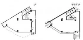 K・Mビルの基準階図面
