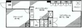 第7宮庭マンションビルの基準階図面