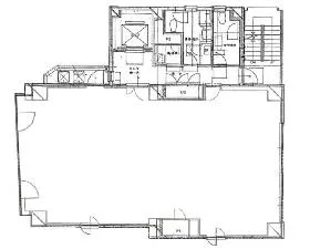 サンライズ三田ビルの基準階図面