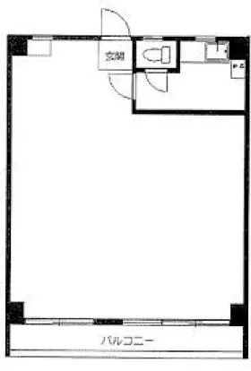 原宿グリーンハイツビルの基準階図面