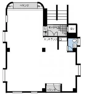 原宿SDビルの基準階図面