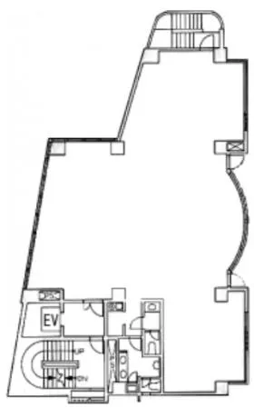 YK駿河台ビルの基準階図面