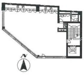 ハーモニーヒルズビルの基準階図面