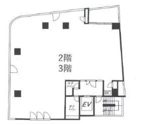 高円寺サニービルの基準階図面