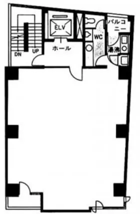 西新宿小出ビルの基準階図面