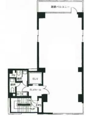 金陽神田ビルの基準階図面
