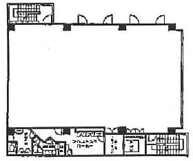 MR木場ビルの基準階図面