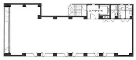 郵船九段ビル(旧九段光洋)の基準階図面