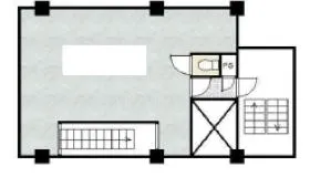 寺澤南砂ビルの基準階図面