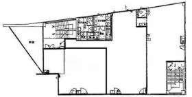 砂町ビルの基準階図面