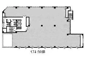 新乃木坂ビルの基準階図面
