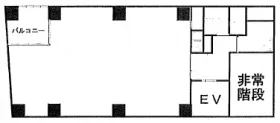 タチバナ日比谷ビル(旧UI)の基準階図面