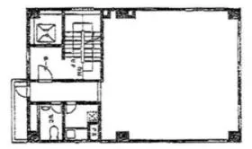 スリジィエ九段ビルの基準階図面