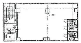 第3東郷パークビルの基準階図面