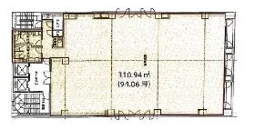 聖公会神田ビルの基準階図面