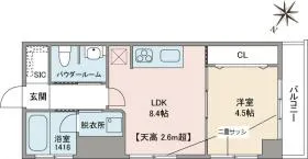サンパークマンション千代田の基準階図面
