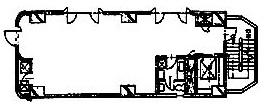 山田ラインビル2 3F 19.42坪（64.19m<sup>2</sup>）：基準階図面