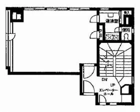 永島ビルの基準階図面
