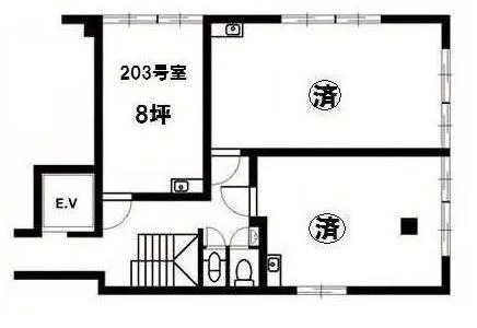 竹内ビル 3F 10坪（33.05m<sup>2</sup>） 図面