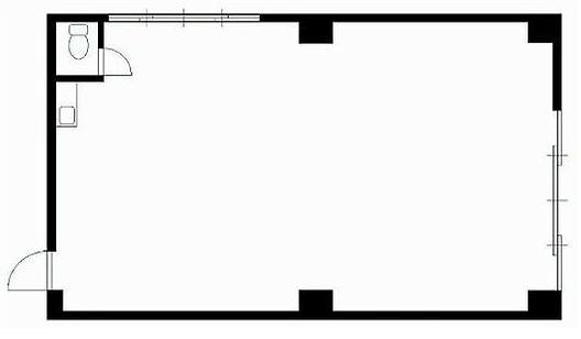 大洋ビル 2F 9.5坪（31.40m<sup>2</sup>）：基準階図面