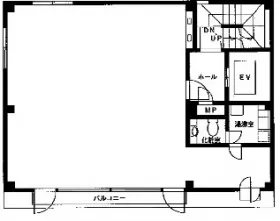 第2星野ビルの基準階図面