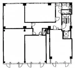 東邦センタービル 2F 12.5坪（41.32m<sup>2</sup>） 図面