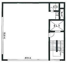富士セルビル 5F 18.14坪（59.96m<sup>2</sup>）：基準階図面