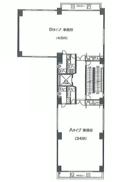 第27SYビルの基準階図面
