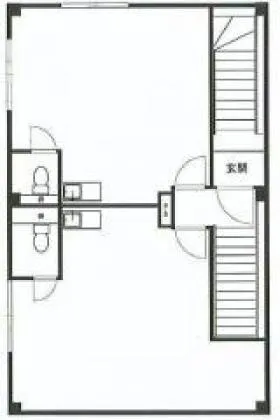 林ビルの基準階図面