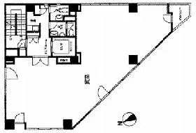 新宿土地建物第11ビルの基準階図面