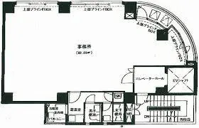 岩本町田中ビルの基準階図面
