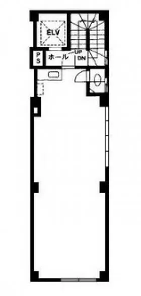 サカビルの基準階図面