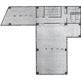 玉川ビルの基準階図面