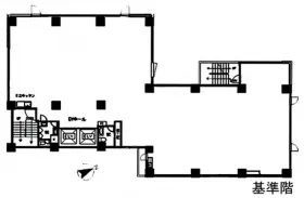 西新宿K-1ビルの基準階図面
