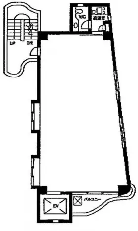 hills884 お茶の水ビルの基準階図面