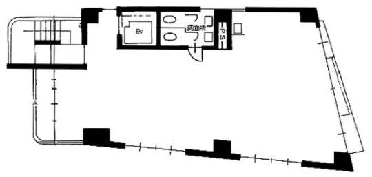お茶の水桜井ビルの基準階図面