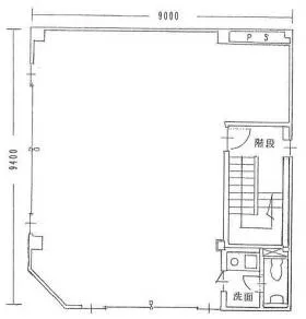 神田吉川ビルの基準階図面