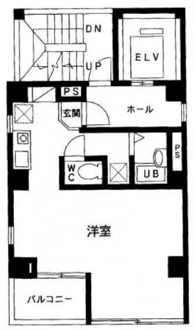神田MICビルの基準階図面