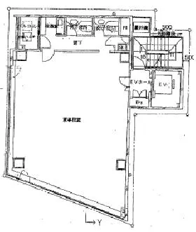 東洋須田町ビルの基準階図面