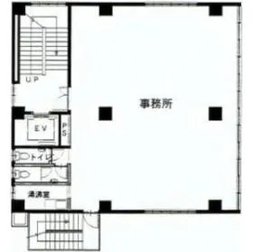 平沢ビルの基準階図面