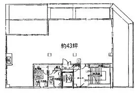 アーベイン末広ビルの基準階図面