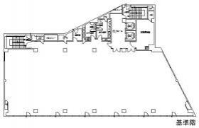 ONEST西五反田スクエア(旧西五反田102)の基準階図面