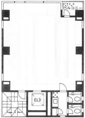 平森ビルの基準階図面