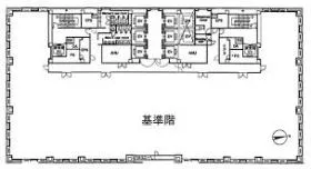 品川シーサイドイーストタワーの基準階図面