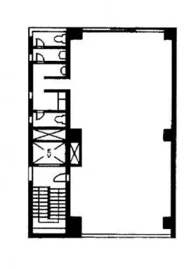 ヤマダビルの基準階図面