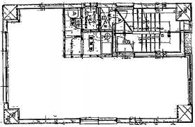 第2柴田ビルの基準階図面