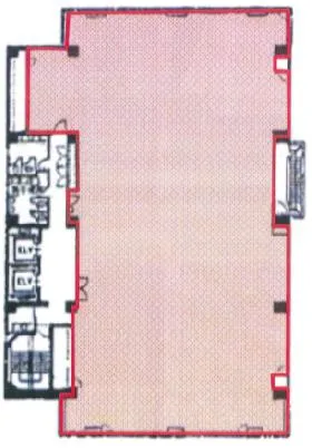 メヂカルフレンドビルの基準階図面