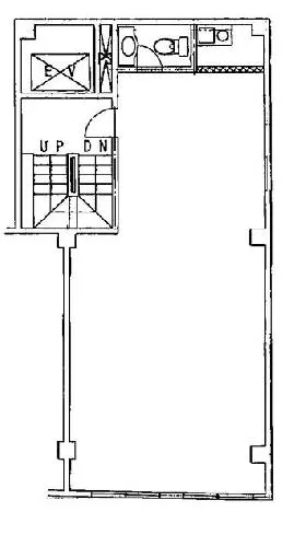 朝日電機ビルの基準階図面