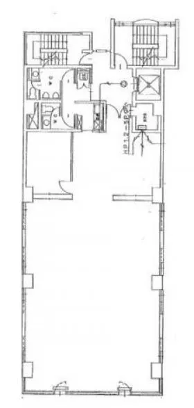 YS-1ビルの基準階図面