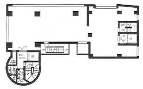 第8菊星タワービルの基準階図面